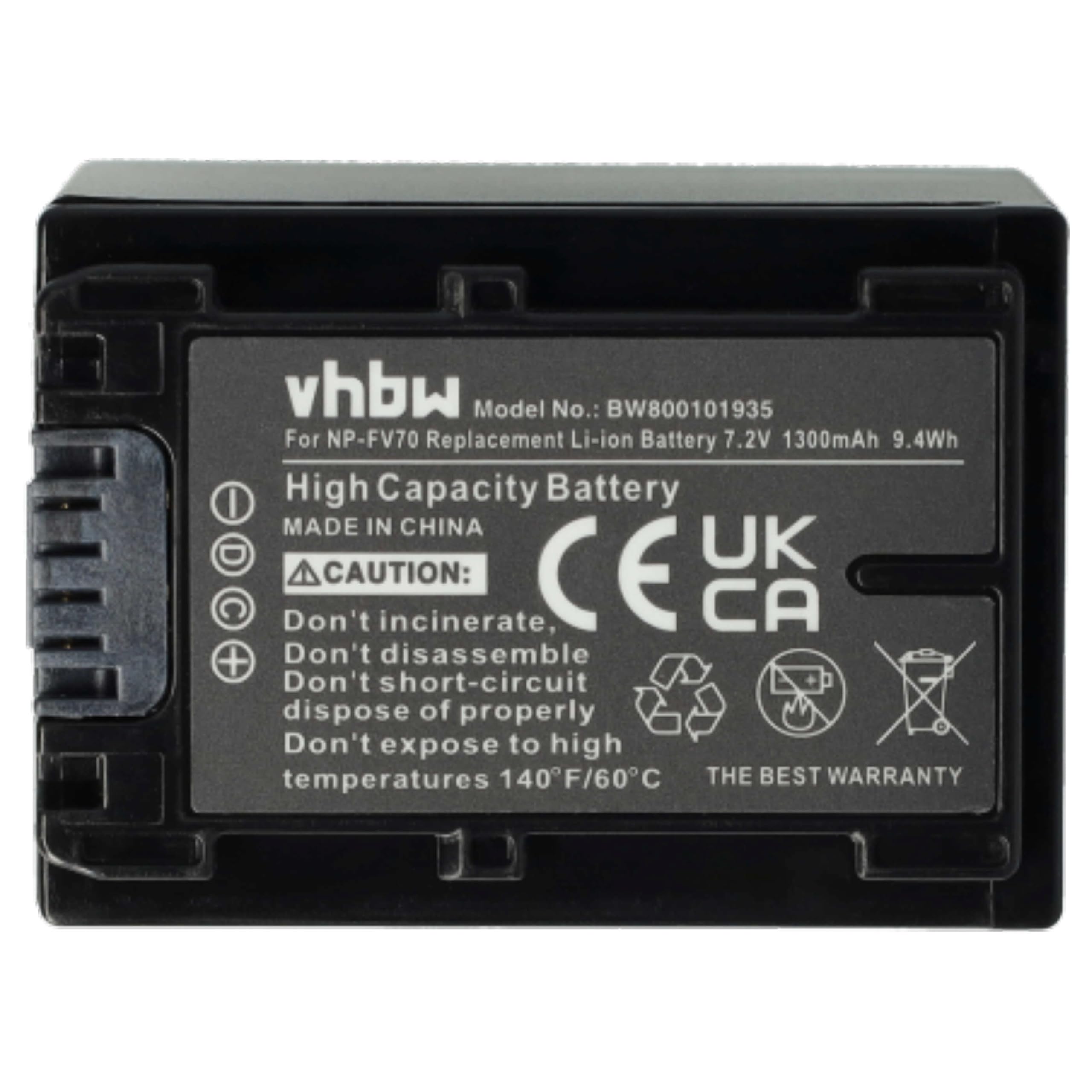 Ersatzakku Für Sony FDR-AX33 – Wiederaufladbarer Lithium-Ionen-Akku, 4200 MAh, 1 Jahr Garantie
