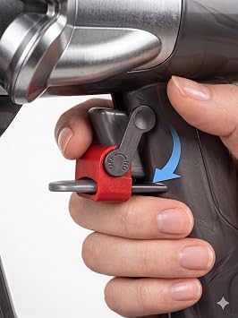Dyson V6, V7, V8, V10, V11, V15 ile Uyumlu Tetik Kilidi, Güç Düğmesi Kilidi, Kırmızı, 32mm