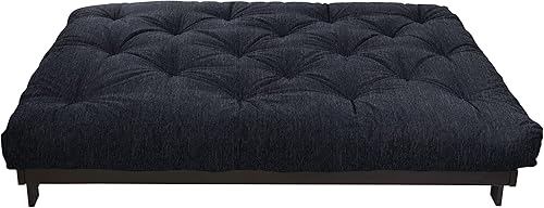 Miniatura 6 de Trupedic x Mozaic - Colchón de futón de tamaño completo de 10 pulgadas (marco no incluido), textura azul marino