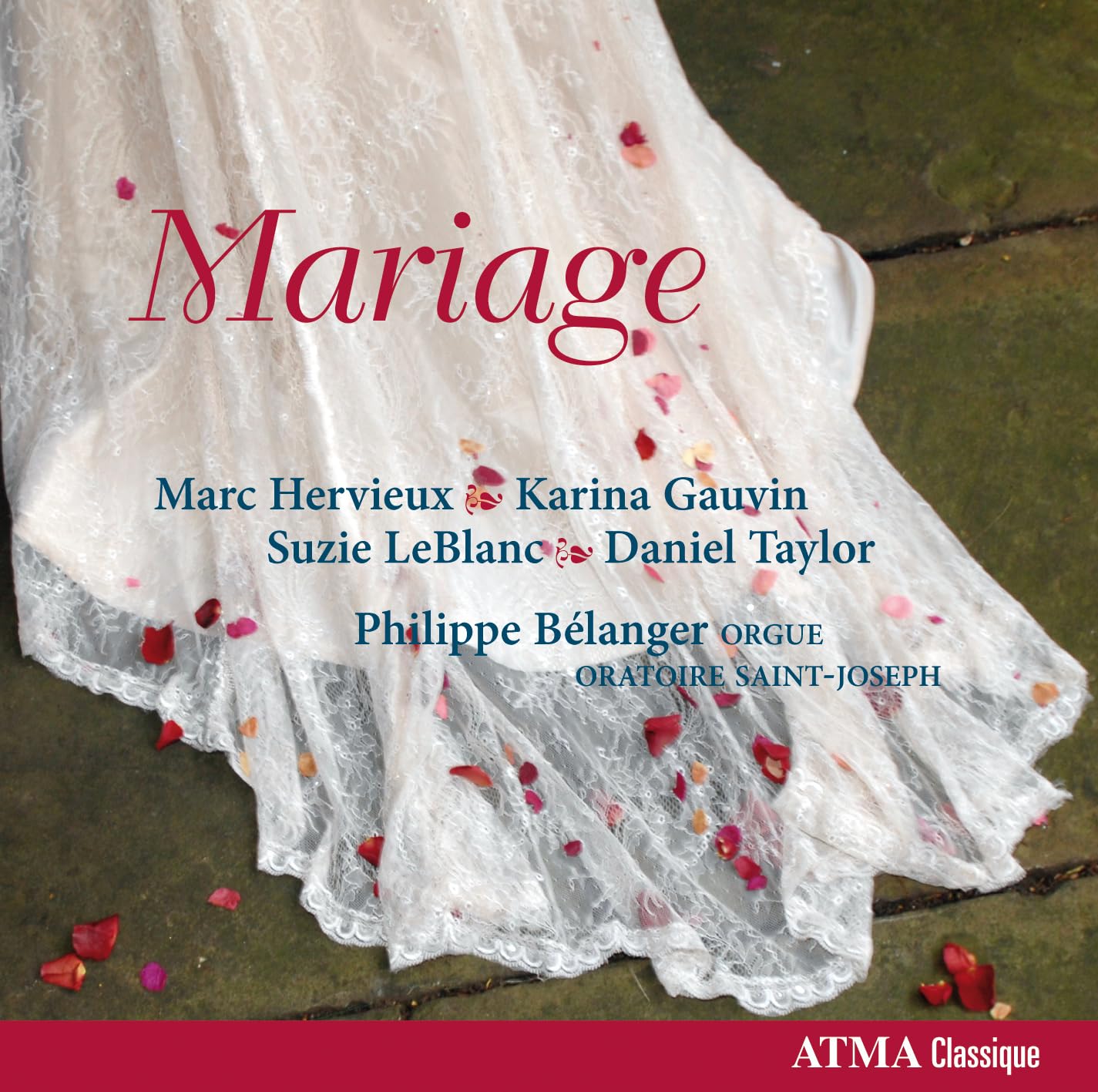 Mariage [Audio CD] Bernard Labadie; Stephen Stubbs; Alexander Weimann; Antonio Vivaldi; Louis Vierne; Richard Wagner; Henry Purcell; George Frederick Handel; Franz Schubert; Felix Mendelssohn; Jeremiah Clarke; Johann Pachelbel; César Franck; Jennifer Swartz; Daniel Taylor; Vincent Boucher; Marc Hervieux; Stéphane Beaulac; St phane Beaulac; Suzie LeBlanc; Philippe Bélanger; Philippe B langer; Karina Gauvin; Régis Rousseau and R gis Rousseau