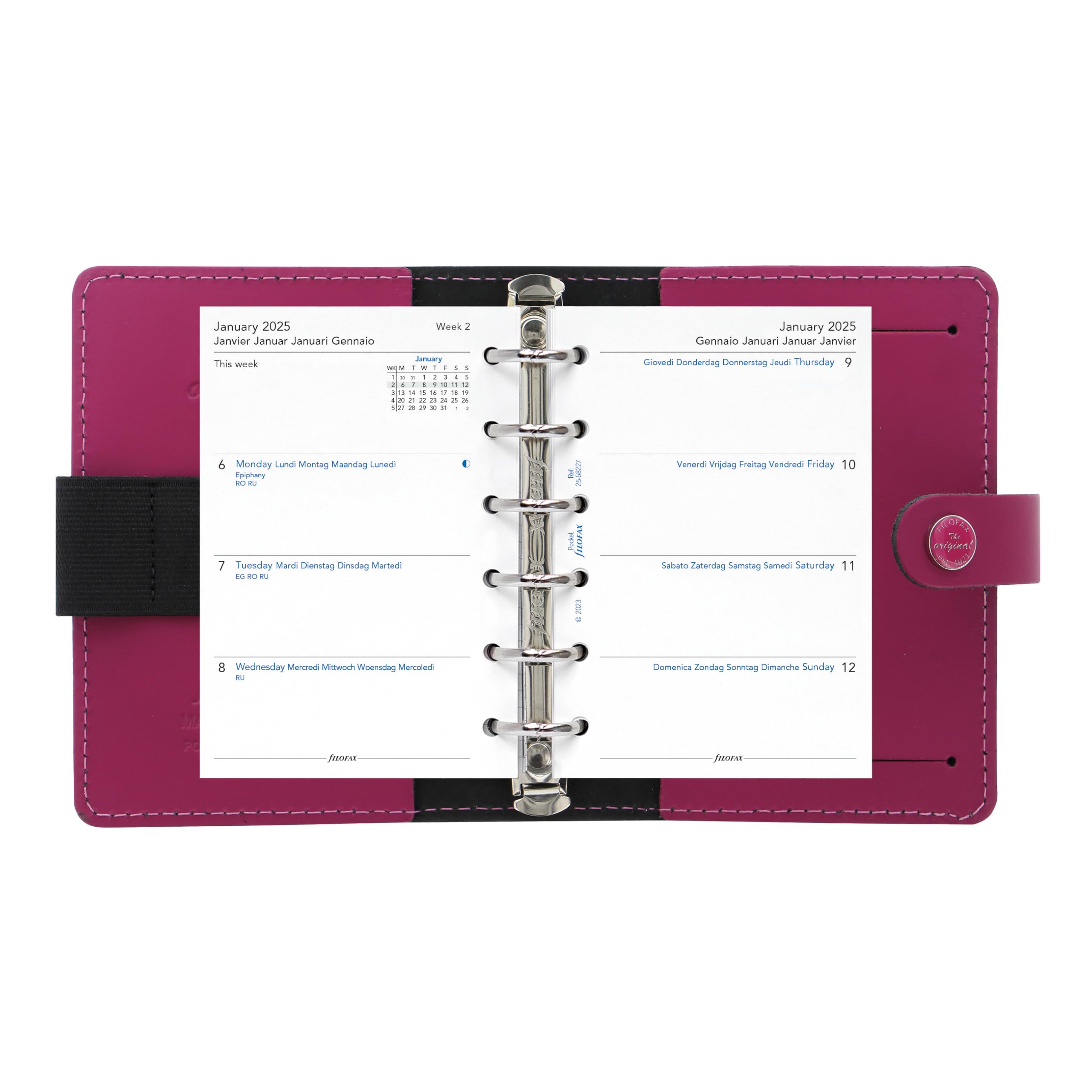 A5 Settimana Per Pagina Con Note 5 Lingua 2025 On