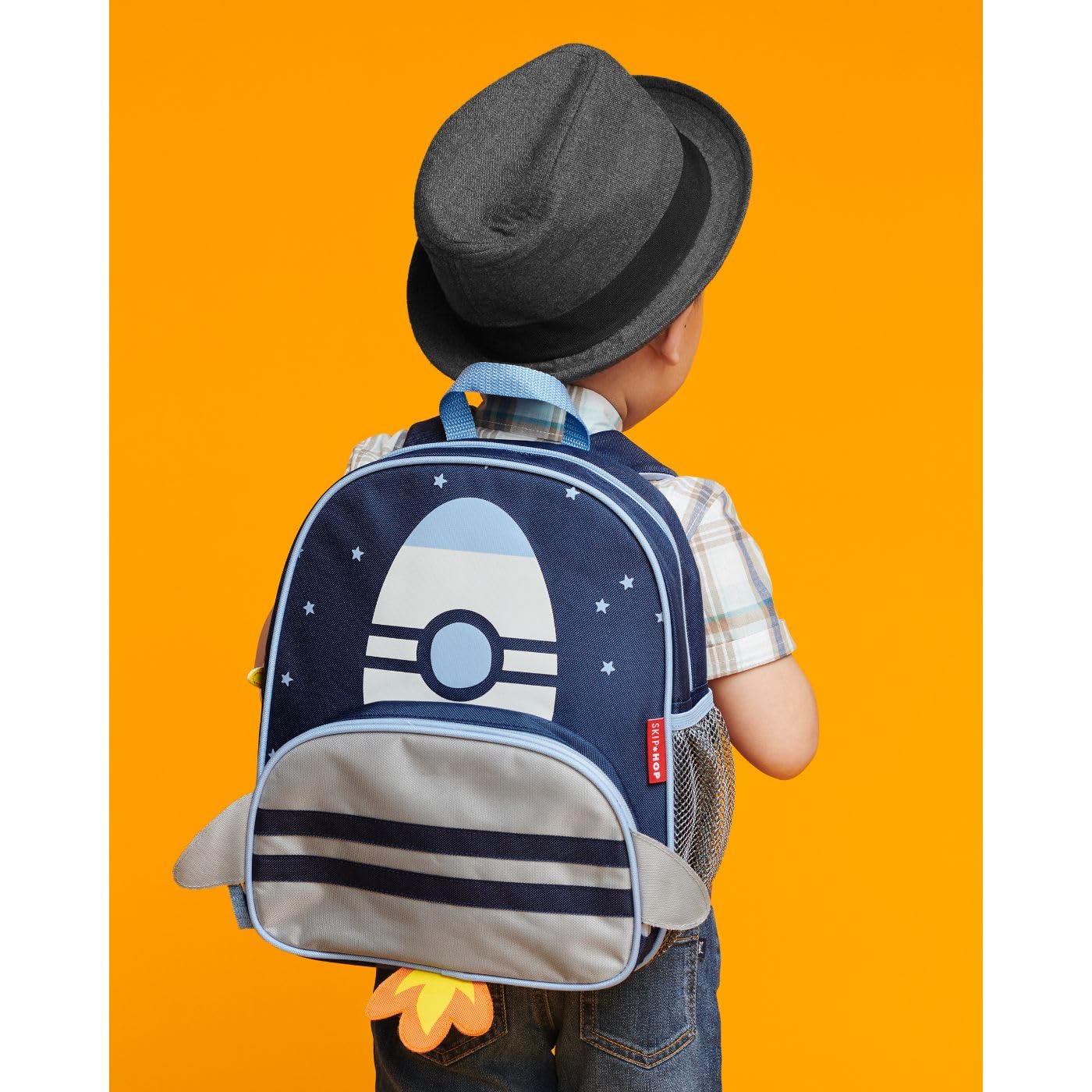 Skip Hop Sparks Kid's Backpack, Kindergarten Ages 3-4, Rocket - Image 6
