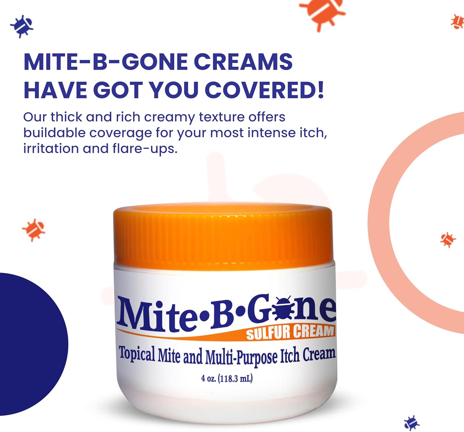 Naturasil Mite-B-Gone Treatment Pack - (1) 4oz Mite Cream + 2 Sulfur Soaps | for Human Mite, Insect & Mosquito Bites Itch | for All Skin Types | Child & Adult Safe - Image 2