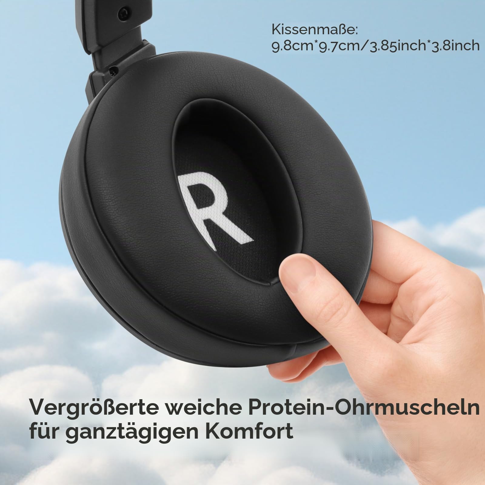Srhythm HD75 Kabelgebundener DJ-Kopfhörer für Studio/Party/Guitar