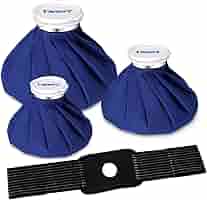 5 Pack Borse Del Ghiaccio Riutilizzabili - Per Pranzo, Picnic, Lesioni, 9.75x9.75 Pollici