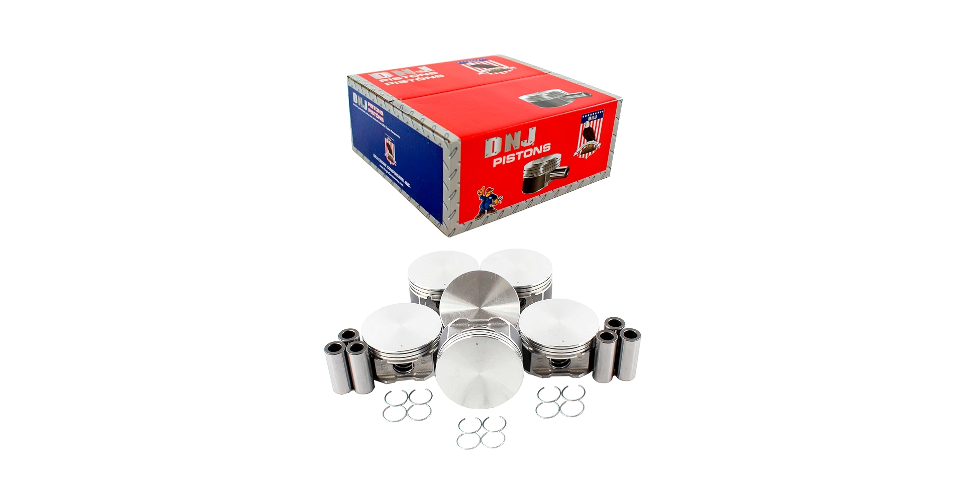 Amazon.com: DNJ P1105.20 Oversize Piston Set for 2002-2012
