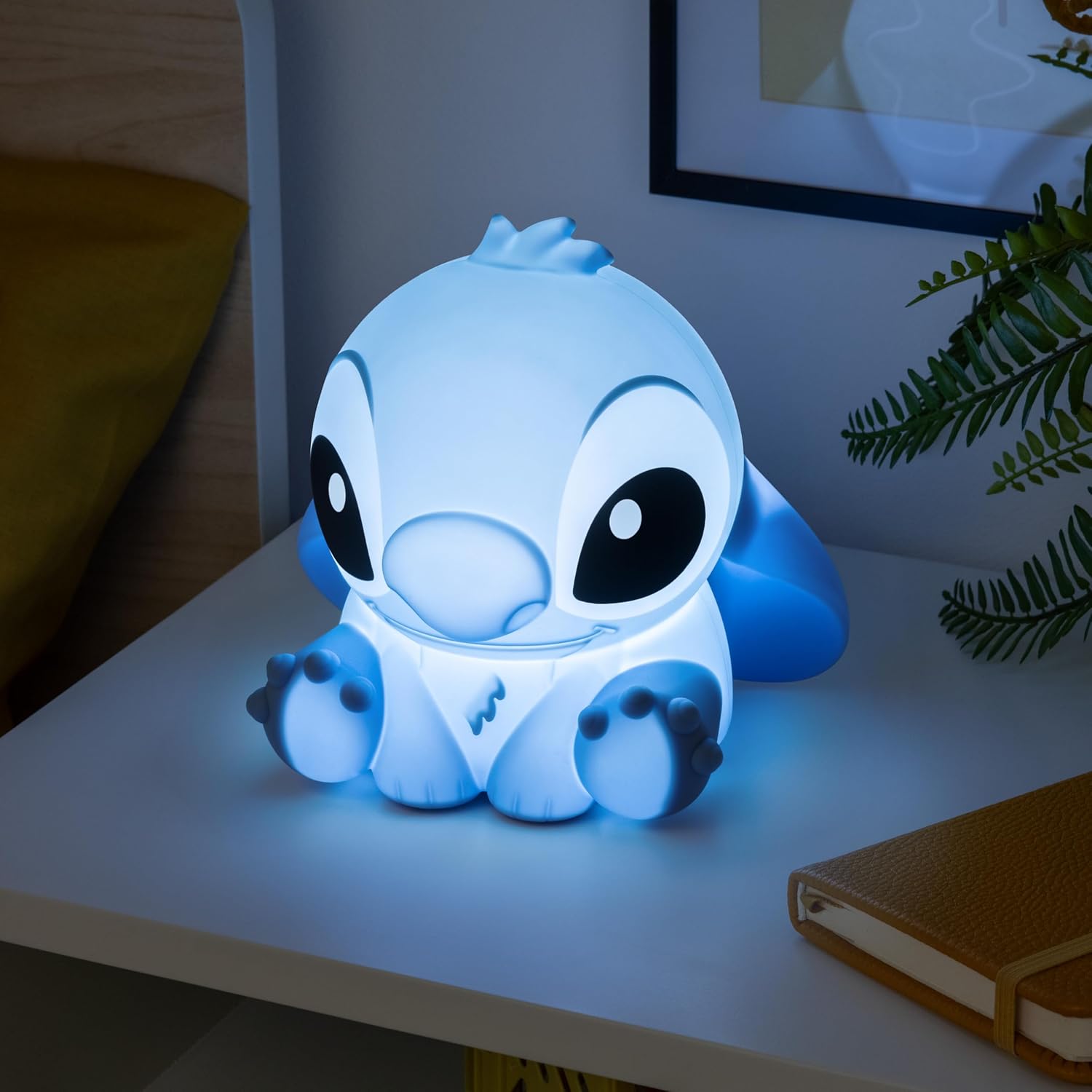 Paladone Stitch Squishy Lamp - Officially Licensed Disney Free Standing Desk Light, Gaming Room Decor and Merchandise for Boys and Girls, Nightlight Gift Accessory for Playroom and Bedroom