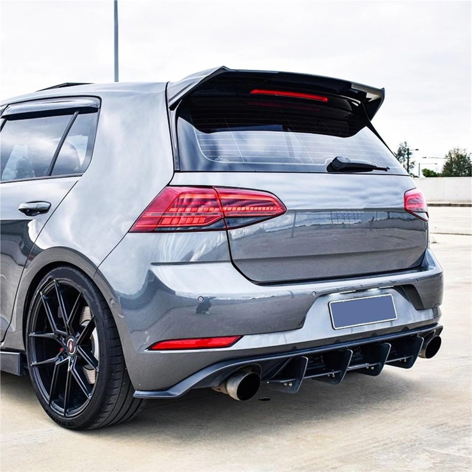 Spojlery tylne Do VW Golf MK6GTI MK7 GTI GTD R RL Spojler samochodowy | Skrzydło Spojlera Do Lepszej Aerodynamiki I Stylu Spojler Dachowy Samochodu