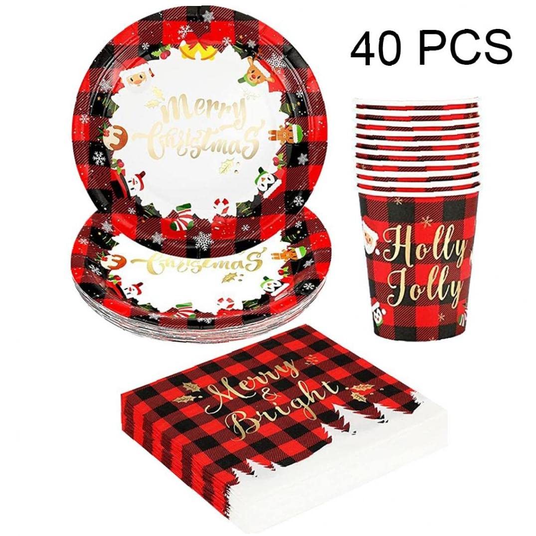 クリスマスデザイン 食器セット Amazon.co.jp: テーブルウェア 30/60ピース 磁器 クリスマス柄 ギフト