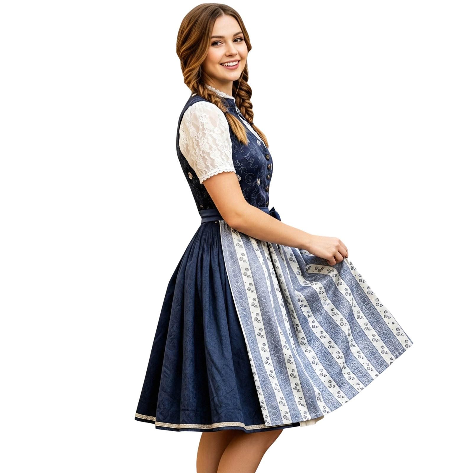 Generisch Neuheiten 2026 Elegante Tracht für ein Bierfest – Ethnische Karnevalsdarbietung mit Verzierungen