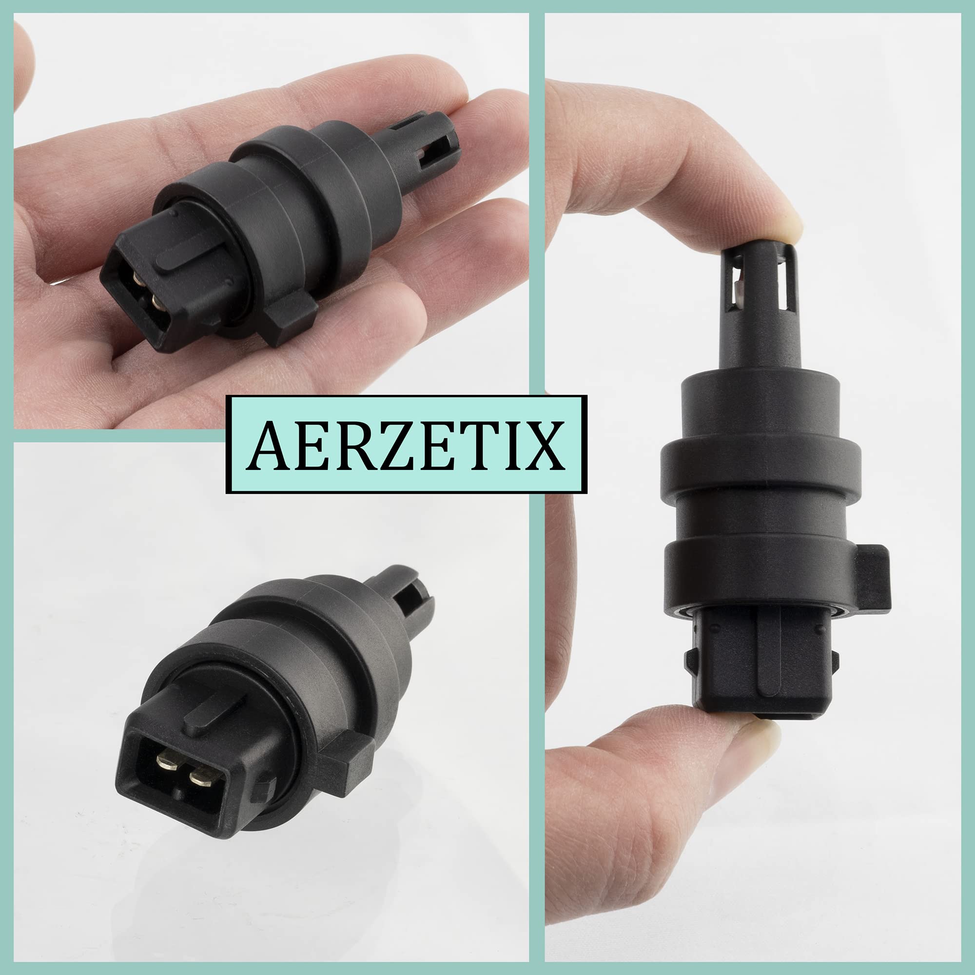 AERZETIX - C40443 - Sensore, temperatura dell'aria aspirata - numeri di poli: 2 pin - compatibile con 028 906 081, Ford 1 003 742