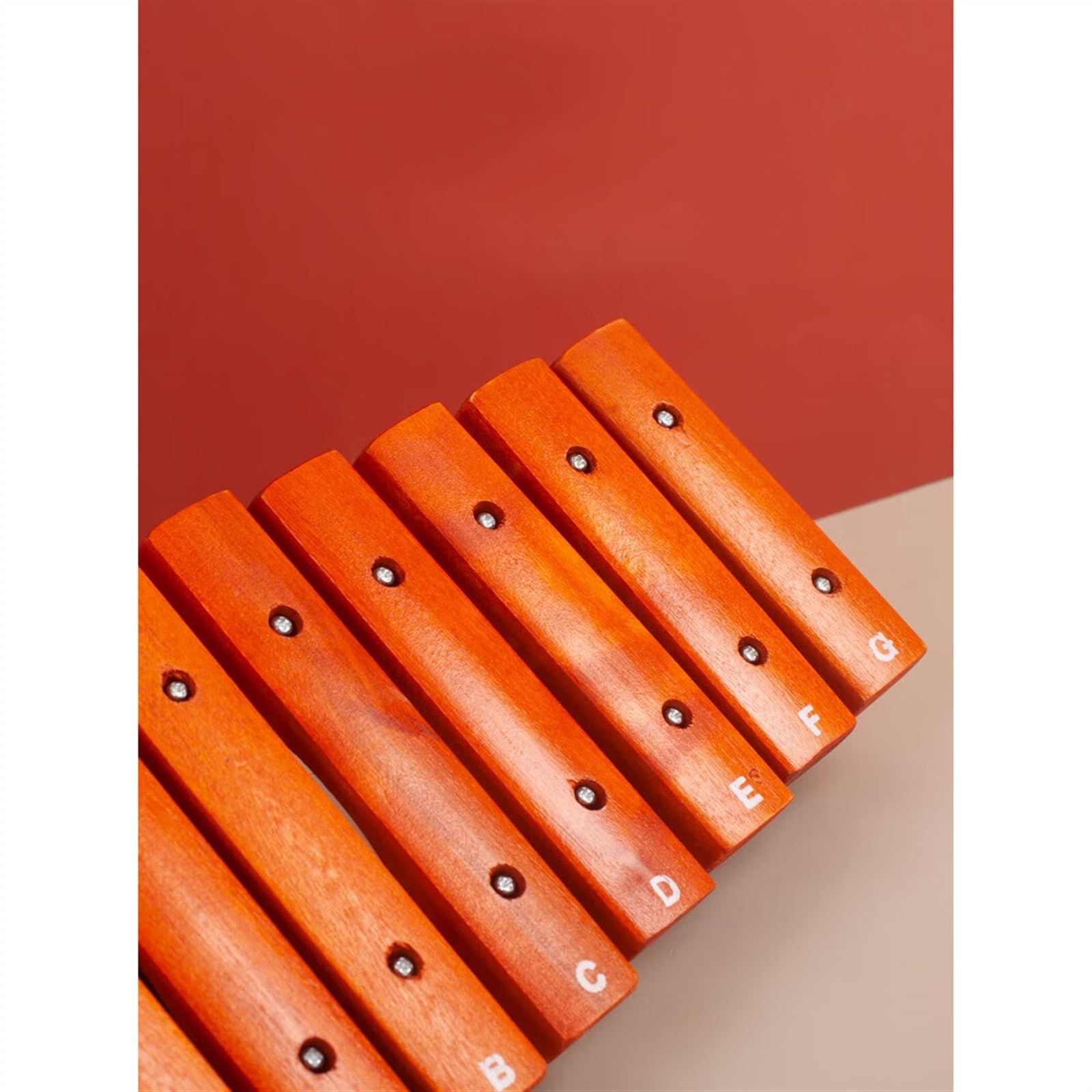 xilofono professionale Strumento A Percussione In Legno Rosso A 15 Toni Xilofono Rosso A 15 Toni Con Custodia(15-tone bag)