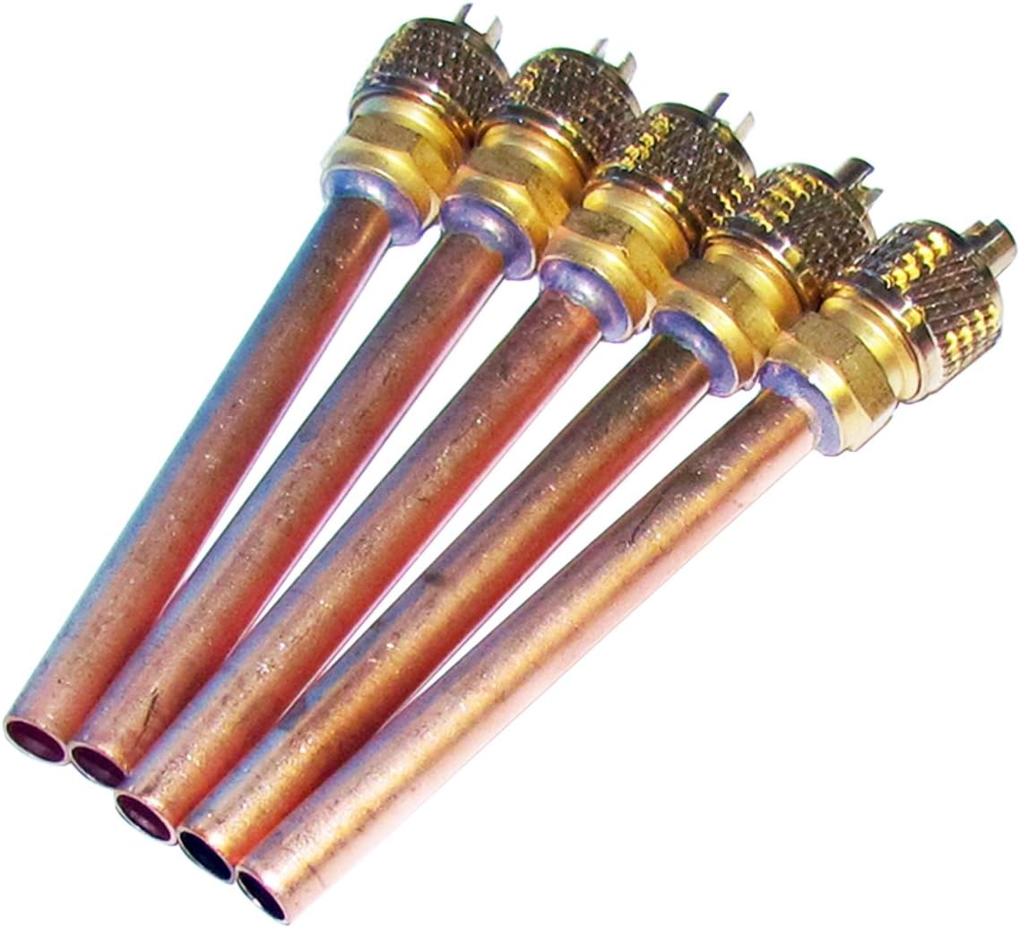 Access Valve + Core & Cap/Core Remover 1/4" SAE x 1/4" OD x