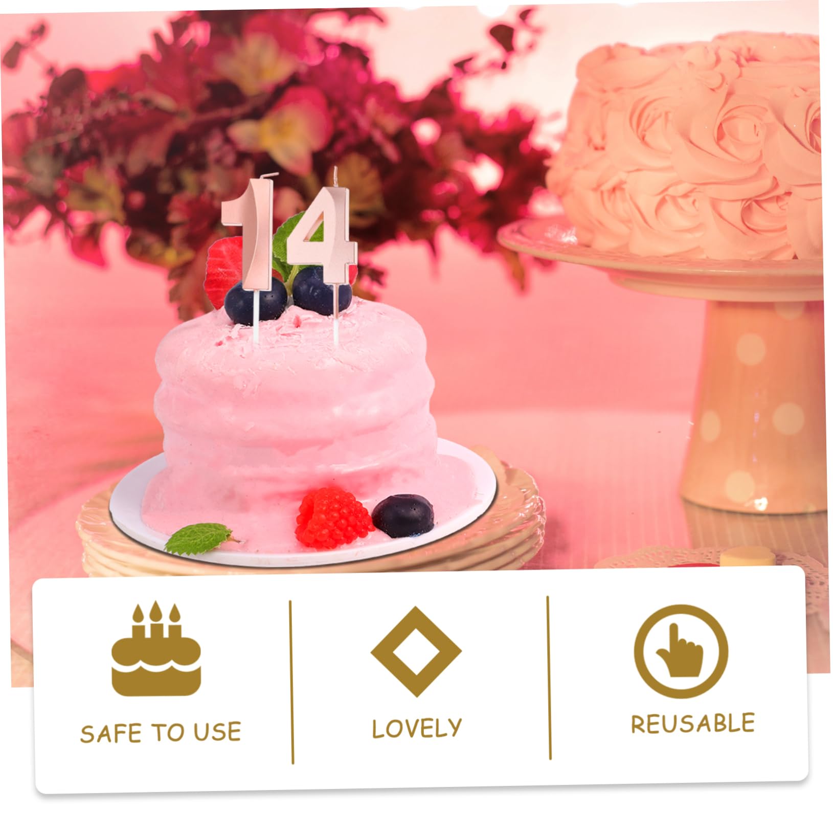 1 Juego De Velas con para Tartas De Cumpleaños: Velas del 0 Al 9 para Decorar Fiestas Y Momentos Importantes.