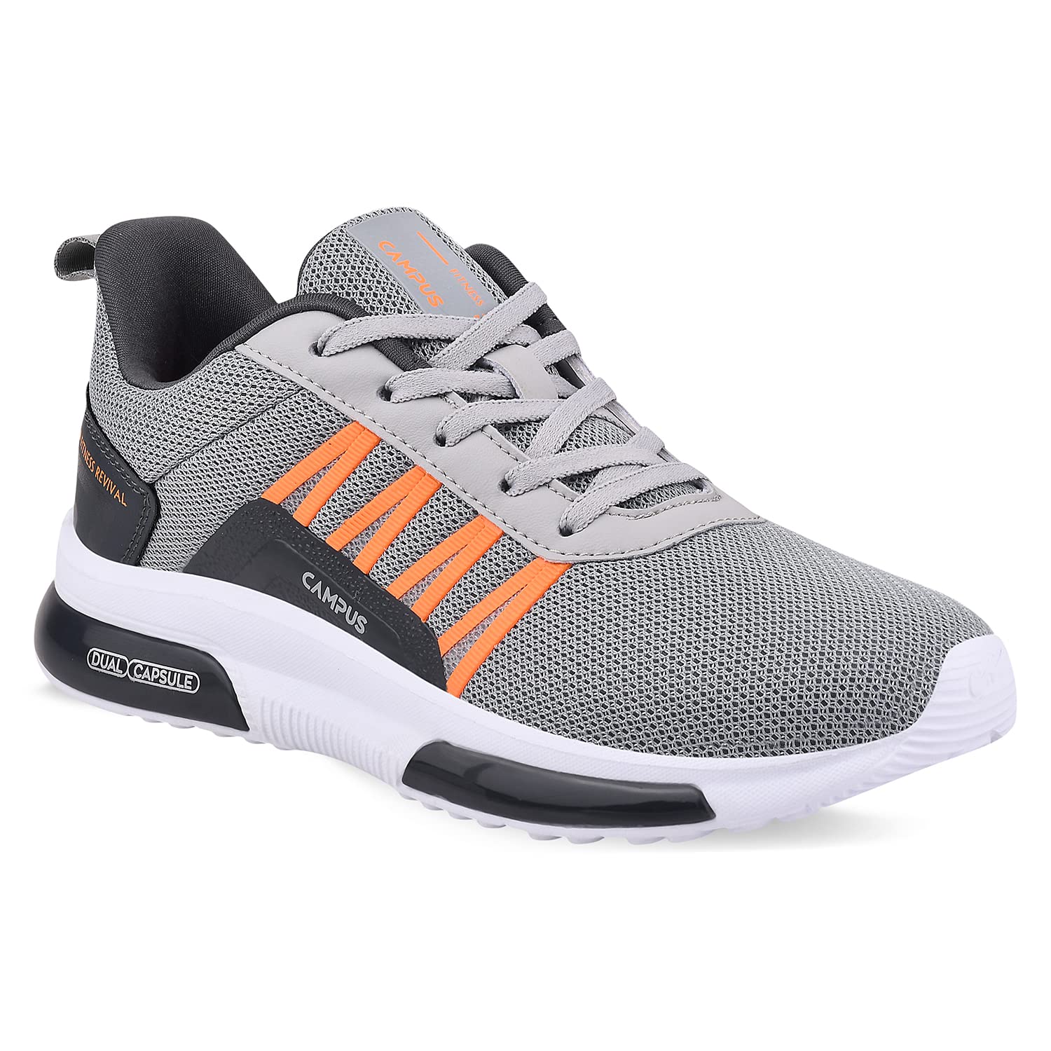 Campus Child BRAZIL-CHILD L.GRY/D.GRY/N.ORG Running Shoes - 3UK/India 22C-128K (B09QXGTTQV) Amazon Price History, Amazon Price Tracker