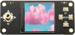 SEENGREAT 1.3 inch LCD display module, embedded ST7789 driver, 240 x 240 IPS screen 65K RGB colour SPI interface, for Raspberry Pi Zero/Zero W/Zero 2W/Zero WH/2B/3B/3B+/4B, a joystick and Bsix Buttons