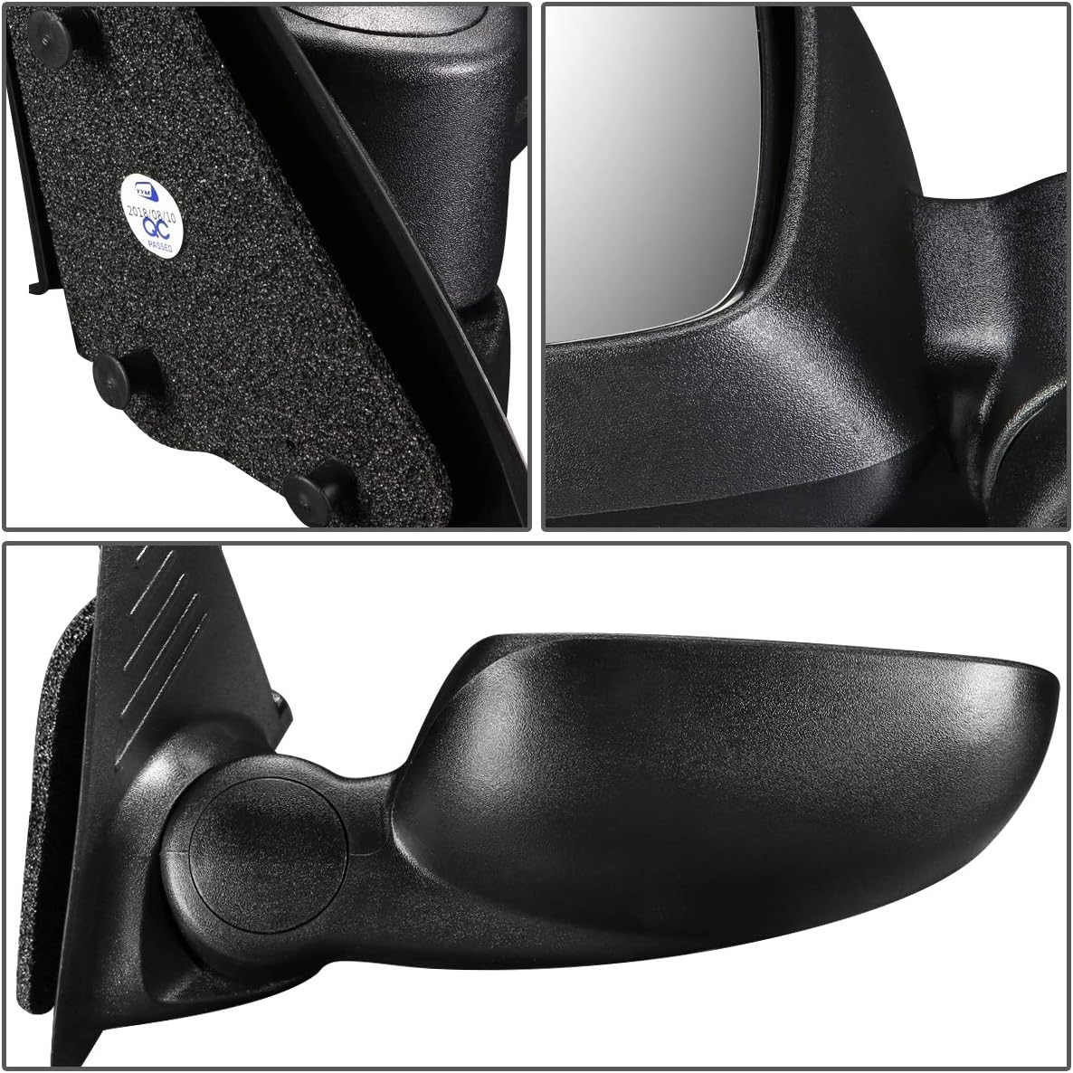 Auto Dynasty CH1320226 OE Style Manual Driver/Left Side View Door Mirror Compatible with Jeep Liberty 02-07