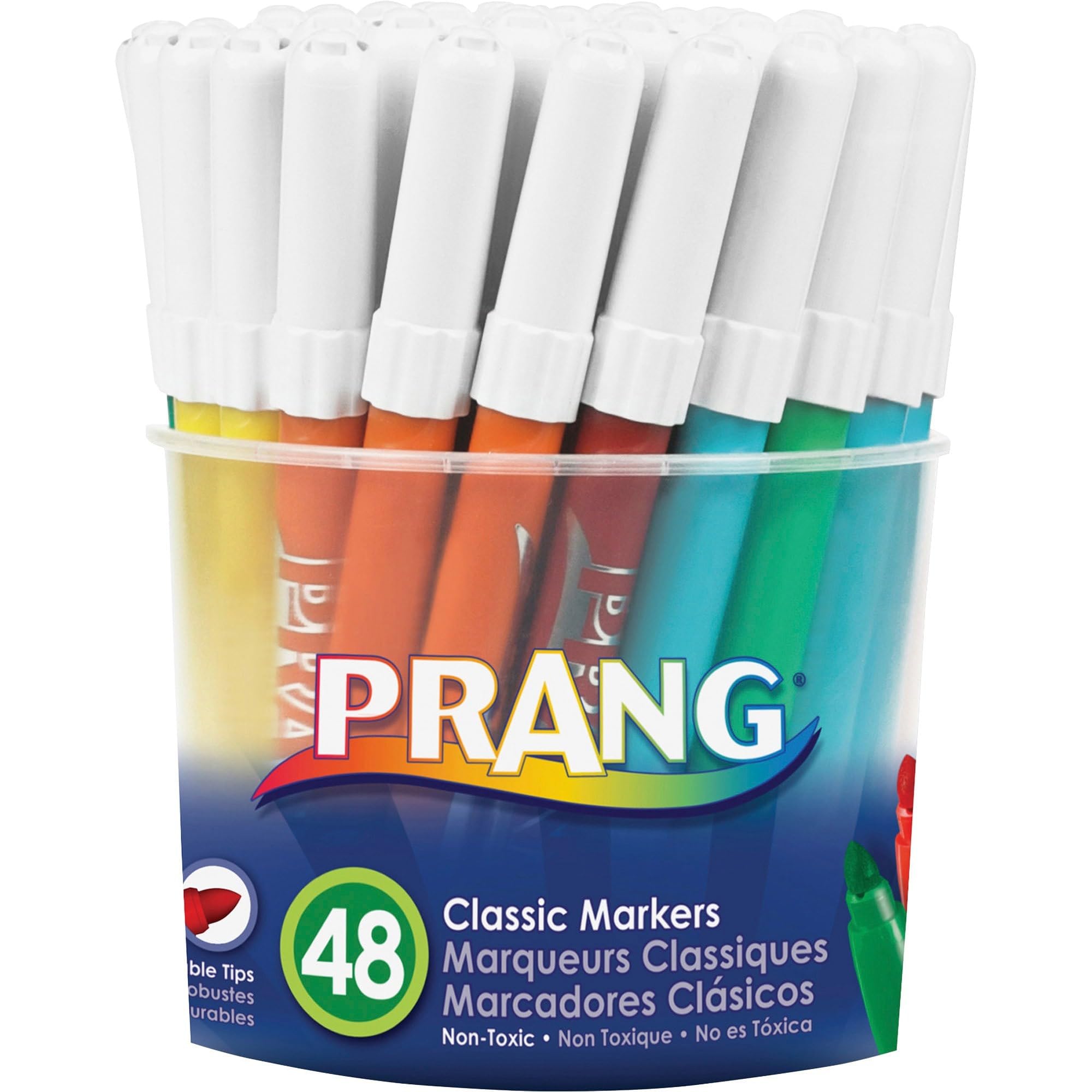 Prang Classic Art Markers, Bullet Tip, Assorted Colors, Set of 48