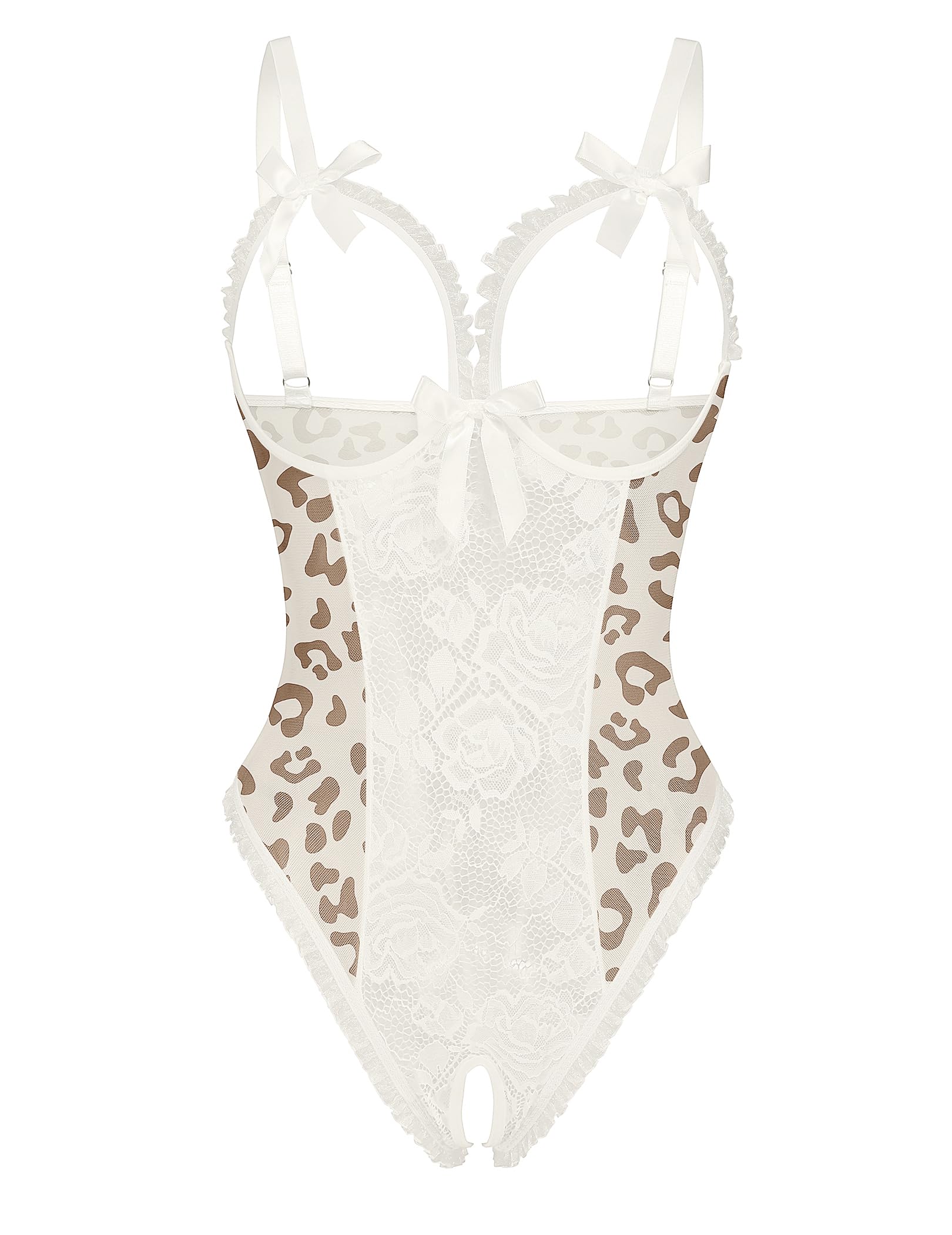 Avidlove Women One Piece Lingerie Sexy Lace Babydoll Mini Bodysuit