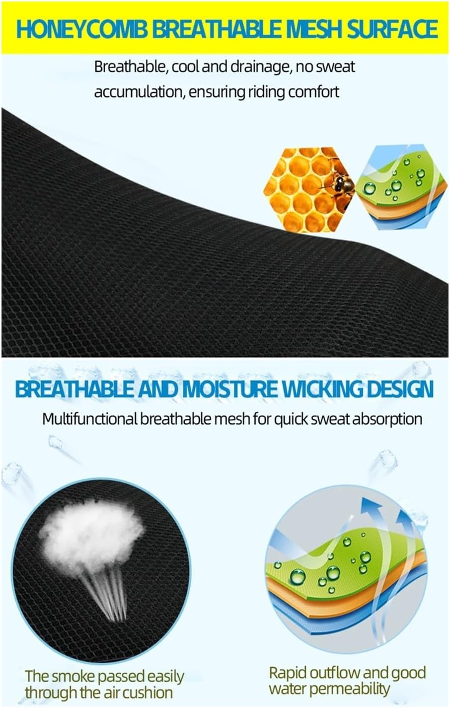 Motorcycle Protecting Cushion Motorcycle Accessories for B&M&W R1250RT R1250 RT R 1250 RT R 1250RT Breathable Non-Slip Motorcycle Protective Seat Cover