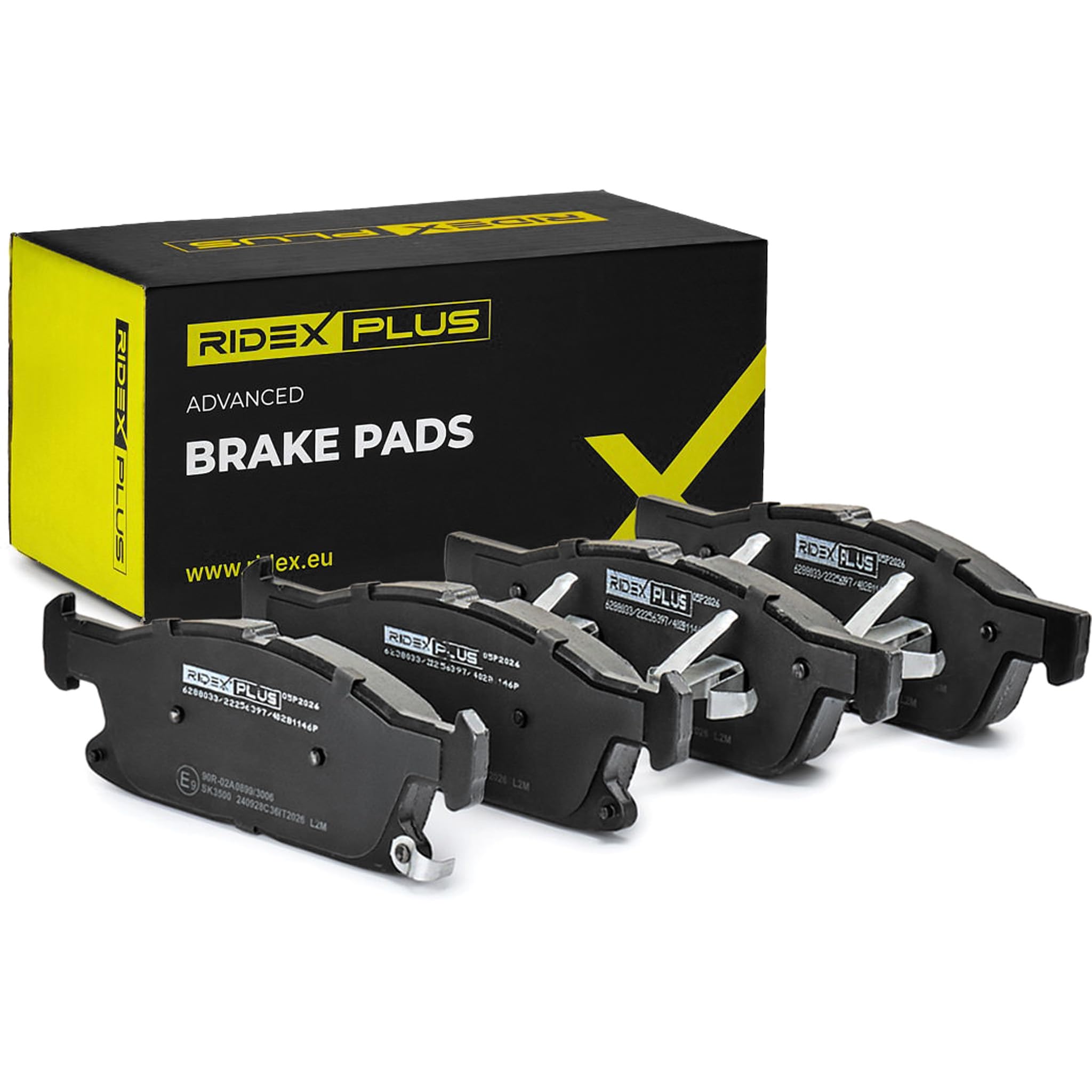 RIDEX PLUS 402B1146P Juego para eje Juego de pastillas de freno Delantero Compatible con FORD Kuga Mk3 DFK