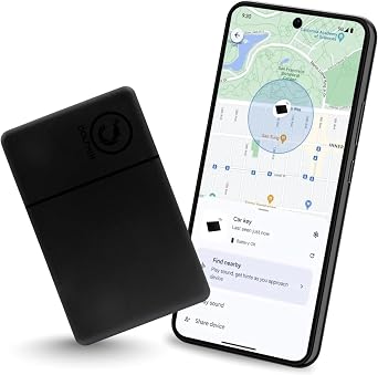 tag8 Smart Card Android Wallet Finder, Work with Google Find Hub, Wallet Tracker Card, Wireless Rechargeable Smart Tracking Card, Item Finder for Wallet, Bags, Passport, Luggage, Credit Card Size