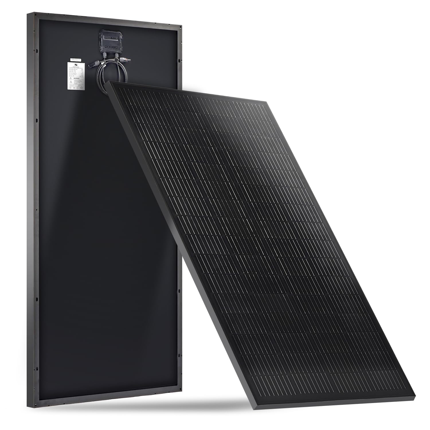 Sunstone, pannello solare monocristallino, 200 W, ad alte prestazioni, con 2 diodi di bypass, per impianto solare da 12 V 24 V (balcone, campeggio, roulotte, camper)