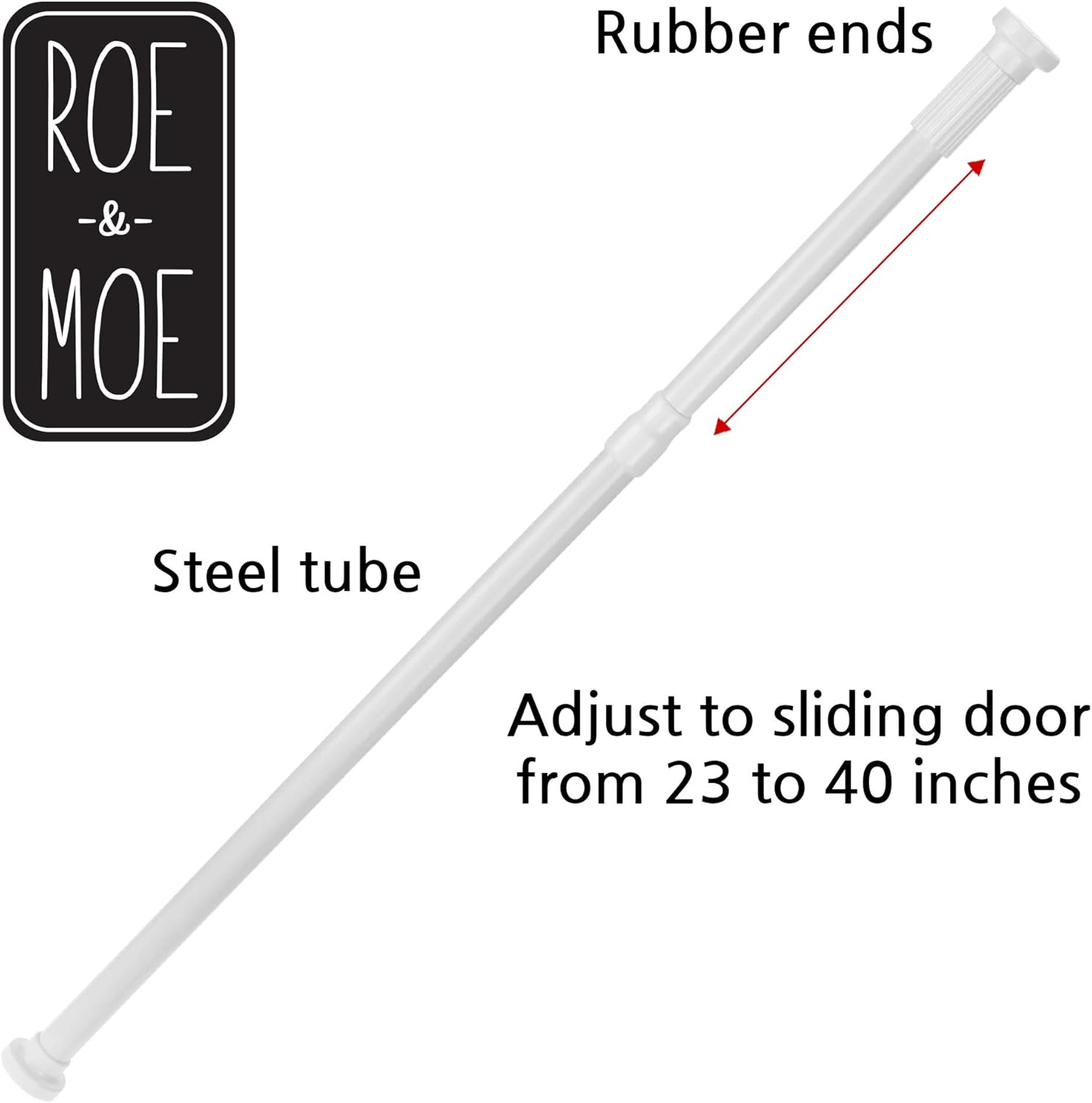 Gеt Dіѕсоunt оƒƒеr Sliding Glass Door Security Bar White Color - Feel Safe at Home with This Adjustable Home Security Bar 7/8 Dia. X 23 to 40 (1-Pack)
