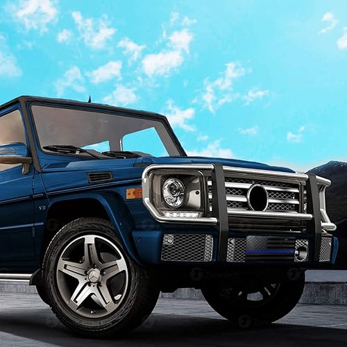 Miniatura 6 de ZONETECH Placa de matrícula de la bandera estadounidense de Estados Unidos con línea azul fina, gruesa, duradera, monocromática, novedosa, gran