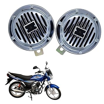 Vagary Waterproof Motorbike Trumpet Bell 12V Iron Electric Vehicle Car/Bike Horn for Bajaj Platina
