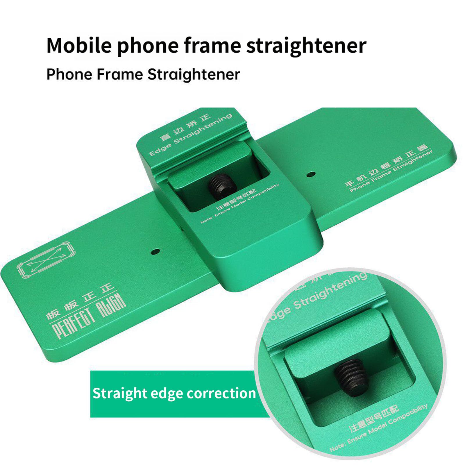 Professionale In Lega di Alluminio Telefono Bordi Allineamento Telaio Del Telefono Raddrizzatore per Cracked Screen Sostituzione Tecnici Telaio Raddrizzatore