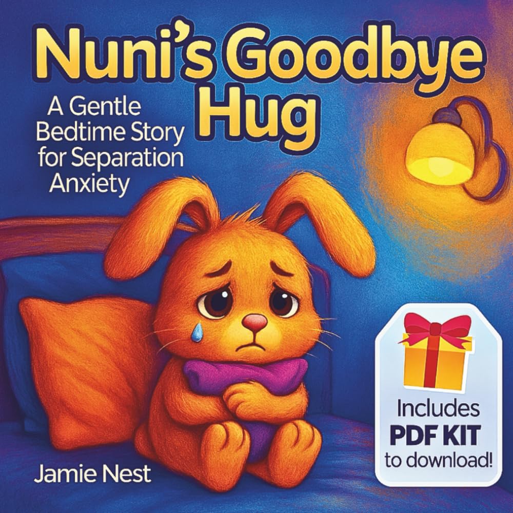 Nuni’s Goodbye Hug - A Gentle Bedtime Story for Separation Anxiety: A soothing story to help children ages 2–6 face goodbyes with love, reassurance, and the comfort of Nuni’s magical heart hug