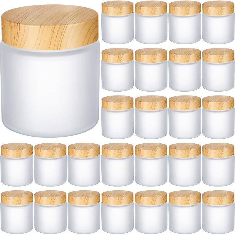 Frascos de vidro para cosméticos Geiserailie, 5 g e 100 g, Pacote com 30