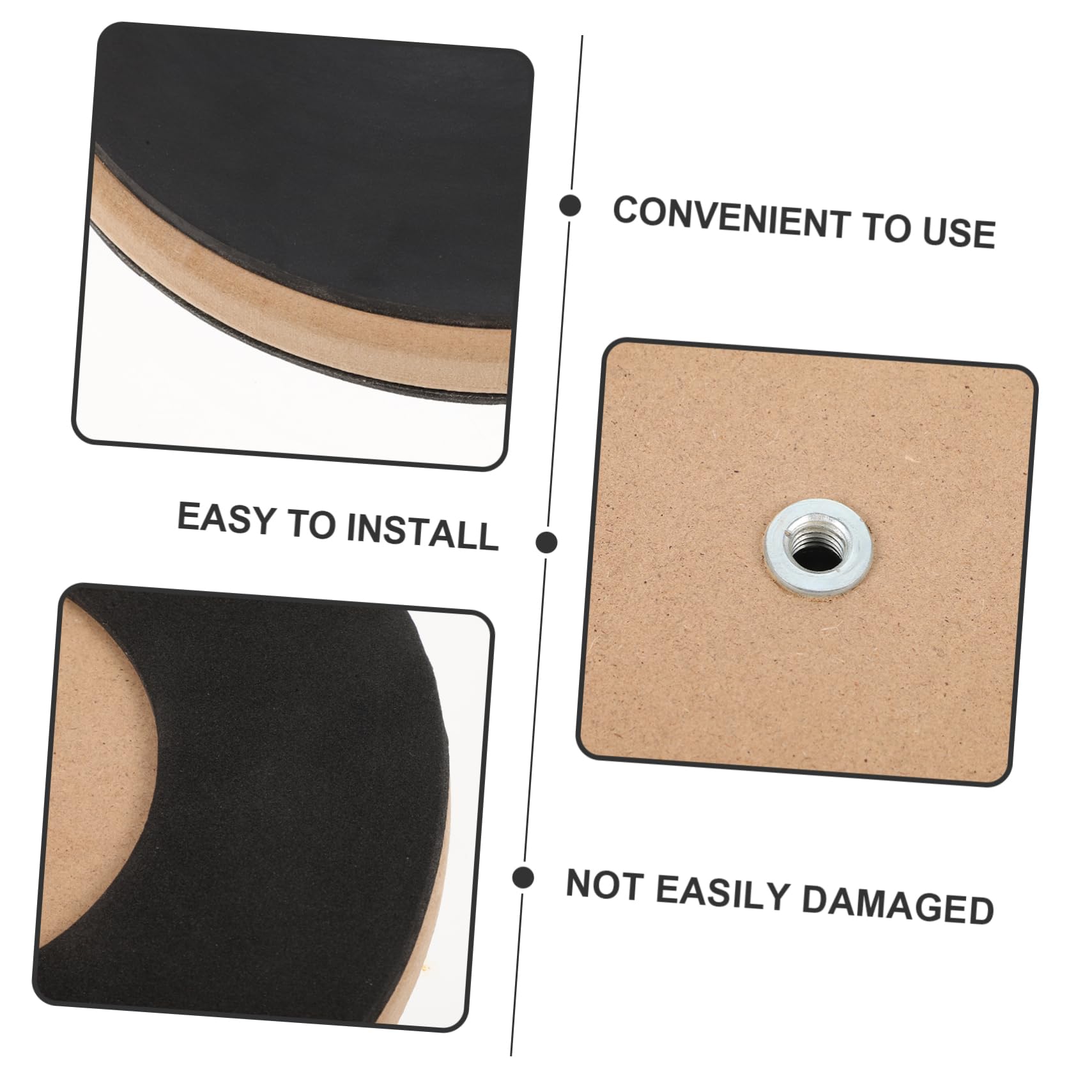 TOYANDONA Muto Drum Pad Tamburo Smorzamento Cuscino Tamburo Smorzamento Pastiglie Mute Tamburo Pratica Pad Kit Tamburo Cuscino Muto Tamburo Forniture Silicone Tamburo Smorzamento Pad