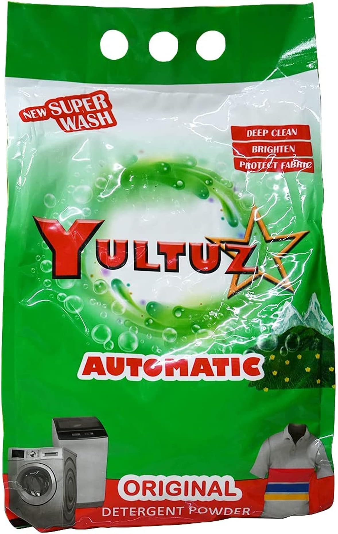 Automatic Laundry Detergent Powder, Original Scent, Stain-free Clean Laundry, Washing Powder, 2.5kg Pack