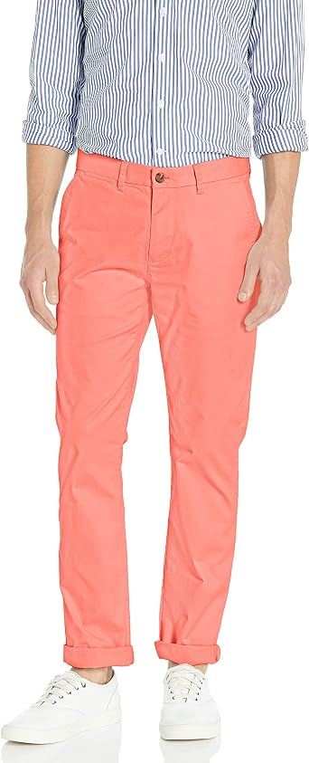 Tommy Hilfiger Mens Custom Fit Stretch Chino Pants