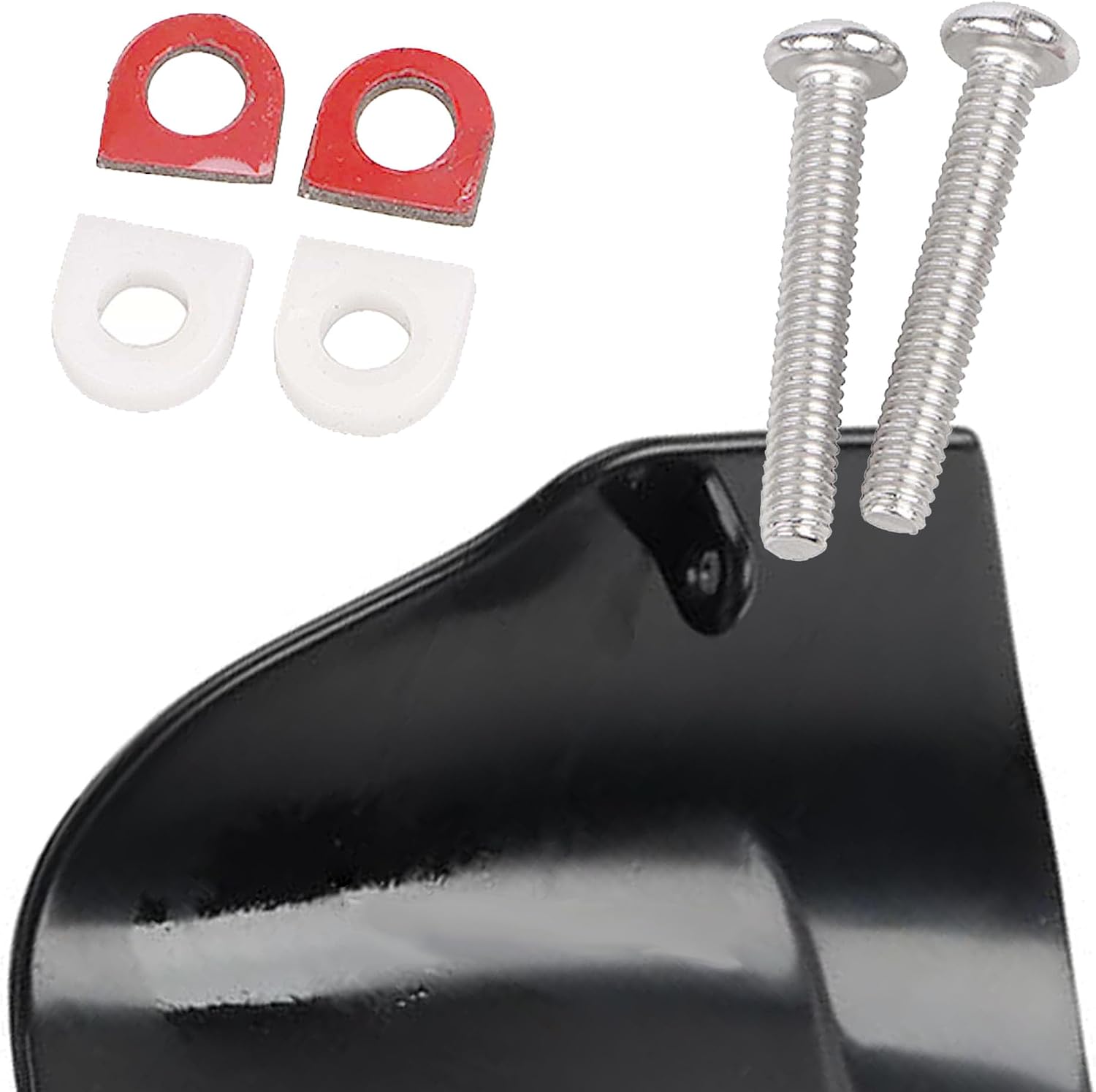 Motorcycle Tail Light Visor Tail Light Cover for Harley 1973-2023 Wide Glide Touring, Street Glide, Road King, Softail, Sportster (Black-Slot)