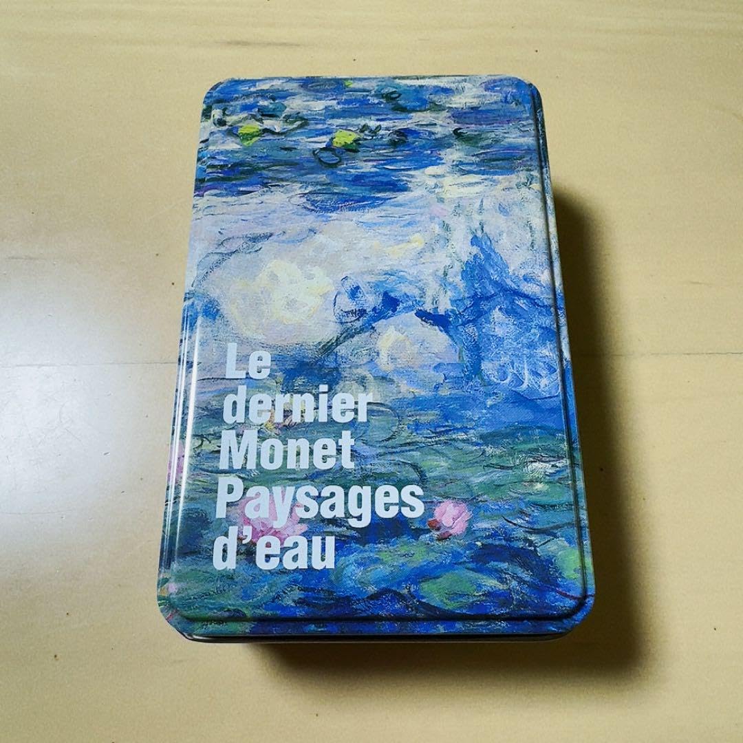 Amazon.co.jp: モネ展 2024 睡蓮のとき サブレミシェル クッキー缶 空