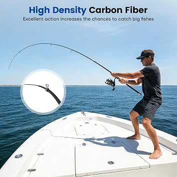 Professional 1.8m Telescopic Fishing Rod and Spinning Reel Combo Set with 100m Line, 53 Pcs Lures Kit & Accessories, Portable Carry Bag for Saltwater Freshwater Fishing