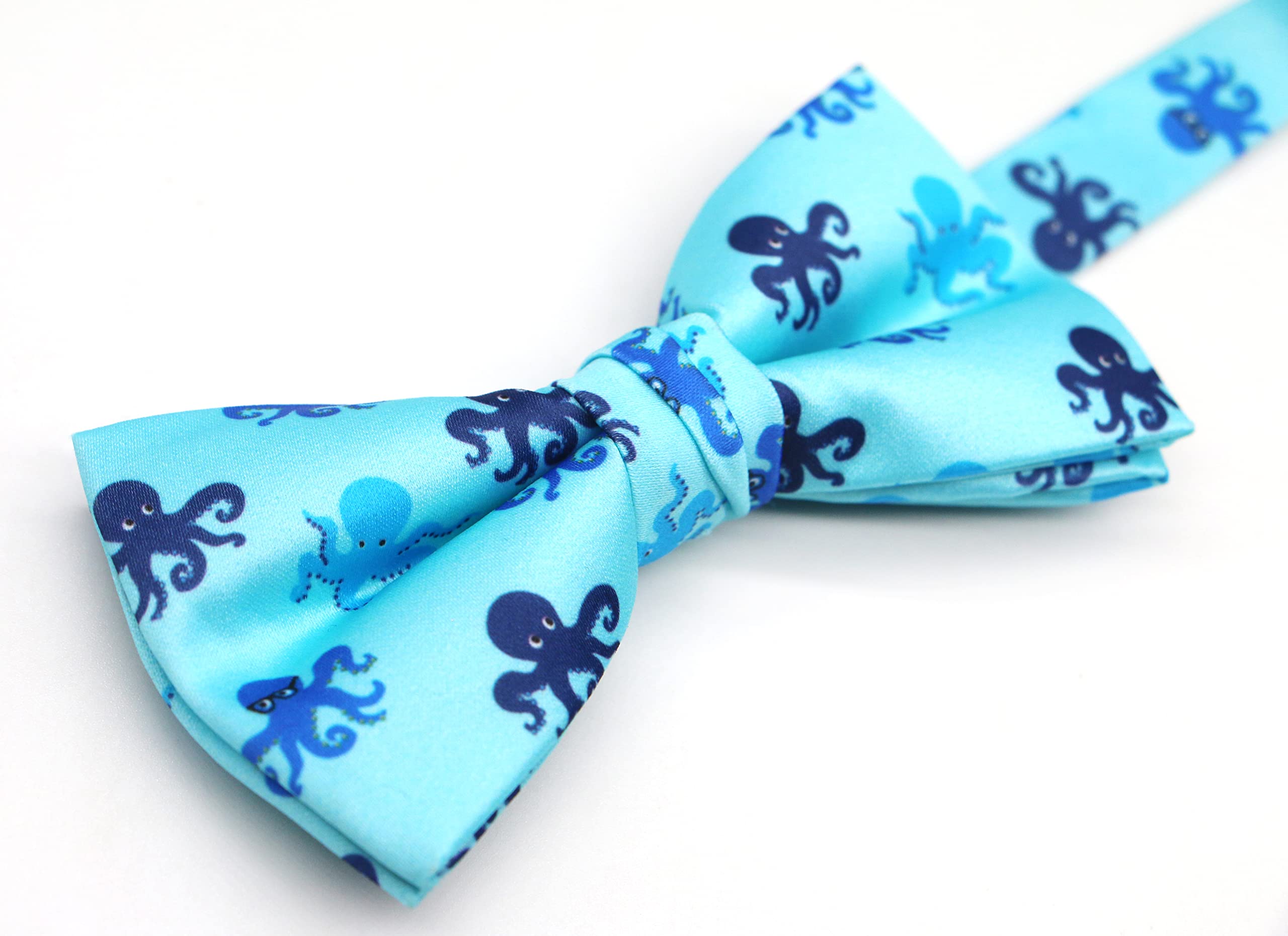 OCIA Pajaritas Hombre Originales Pajarita De Algodón Con Diseño Patrón de Dinosaurios Patos Pre-Atado Para Adultos Niños Fiesta
