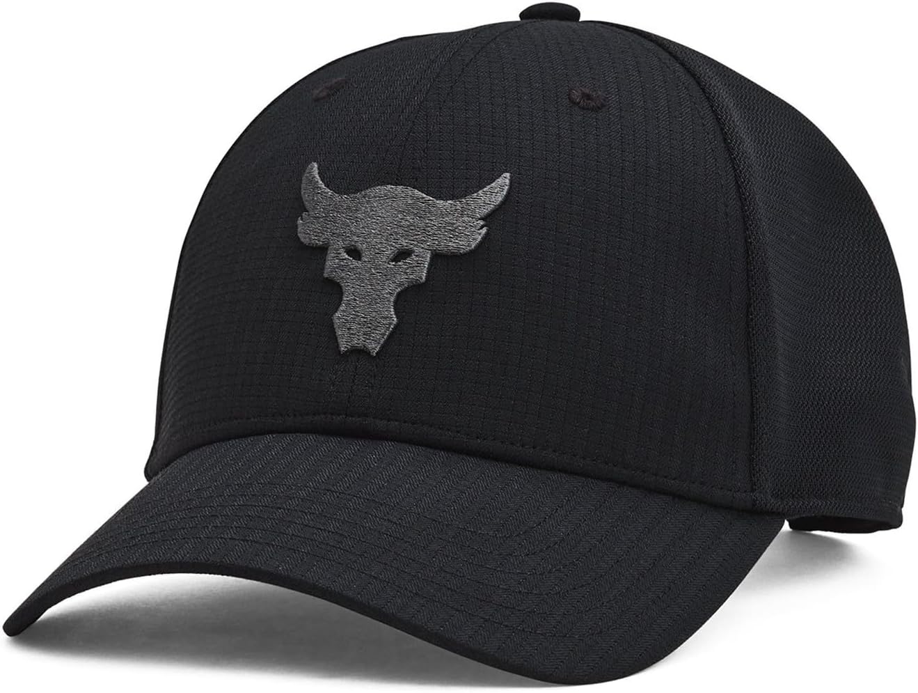 Under Armour Mens Project Rock Trucker Cap, Black/JetGray, osz