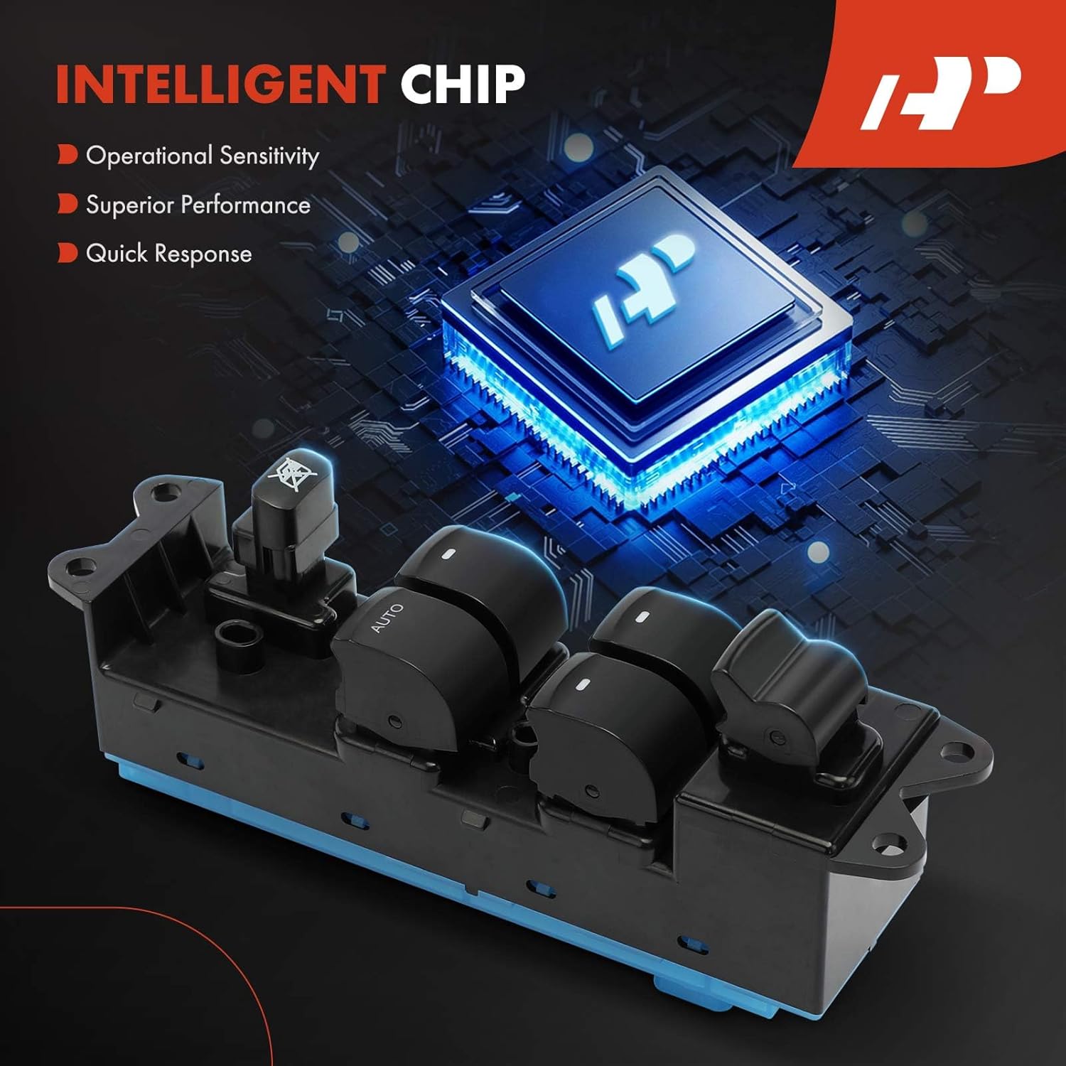 A-Premium Master Power Window Switch Compatible with Subaru Outback 2005-2009, Legacy 2005-2009, Front Left Driver Side, Replace# 83071AG05B, 83071AG05A