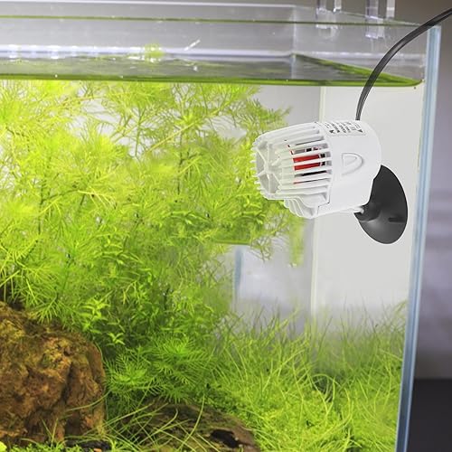 Miniatura 9 de Aquarium Wave Maker Pump with Suction Cup Bracket Powerful Circulation and Water Cleaning for Fish Tank Quiet Plastic Surf Pump with US Plug