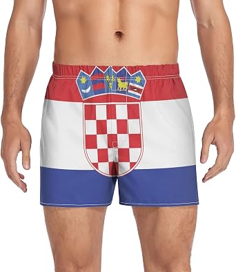 Mens Boxer Shorts Mens Underwear Brief Breathable Funny Printed Casual Boxer S-XXL