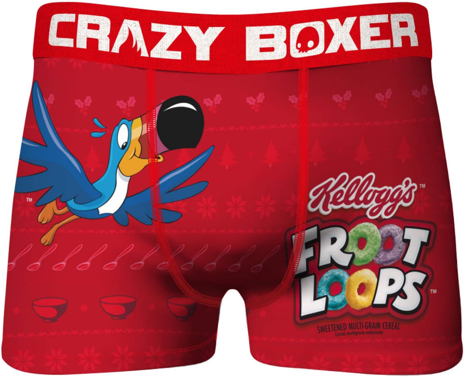 Fruit Loops Toucan Sam Holiday Underwear Boxer Briefs