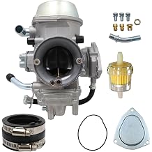 Priprilod Carburetor PD42J Compatible with 500cc 600cc 700cc UTV/ATV, Compatible with Hisun Bennche Massimo, Complete Kit with Fuel Pump & Gaskets