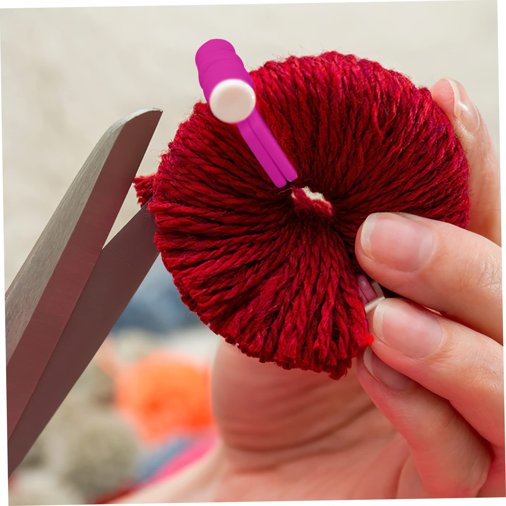 DOITOOL 3 Sätze Teiliges Pompon Maker Mit Bastelwerkzeuge Für DIY Wollknüpfprojekte Für Bastelliebhaber 8 Stücke * 3