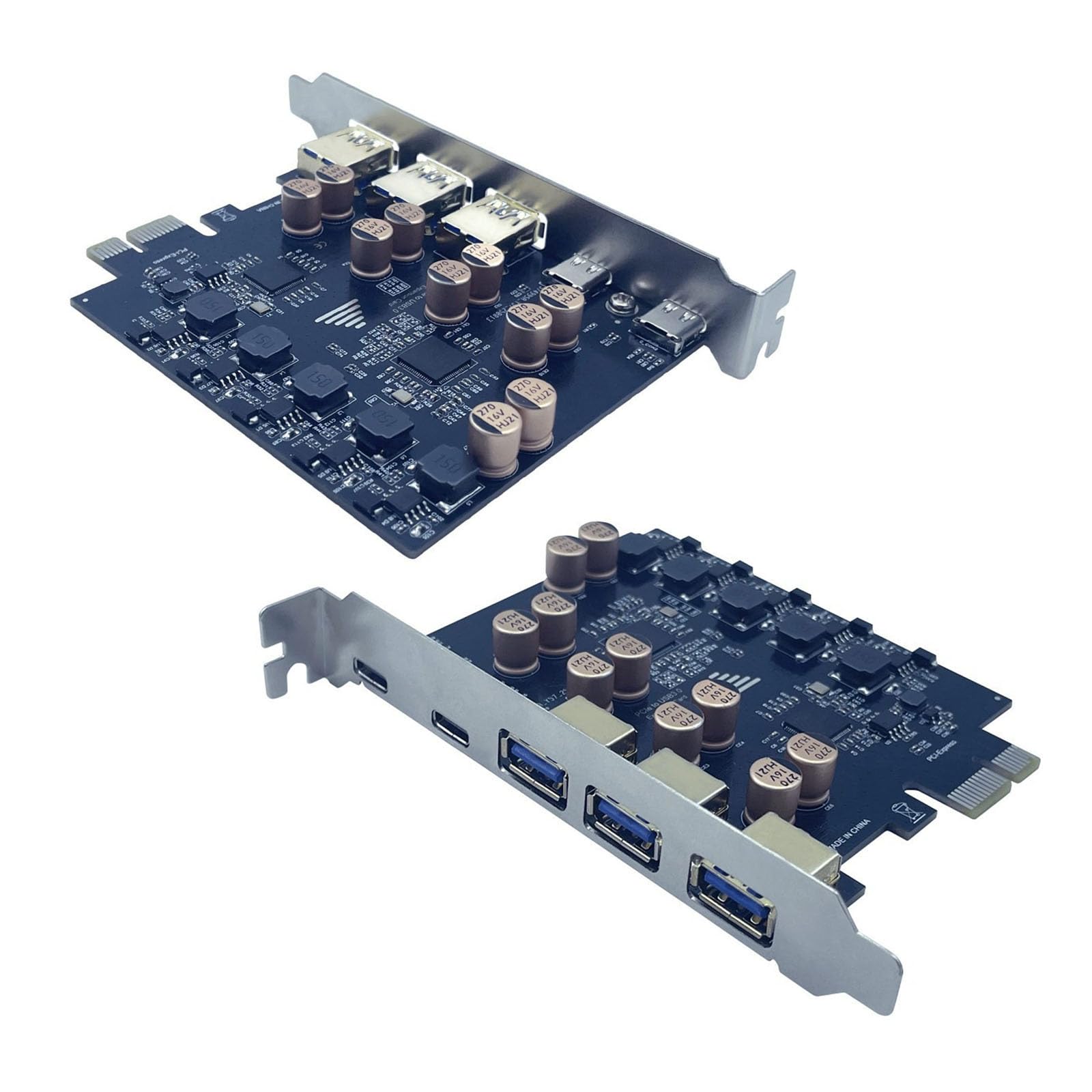 Hub de tarjeta PCIE USB 3.2 Gen1 de 5 Gbps para escritorio