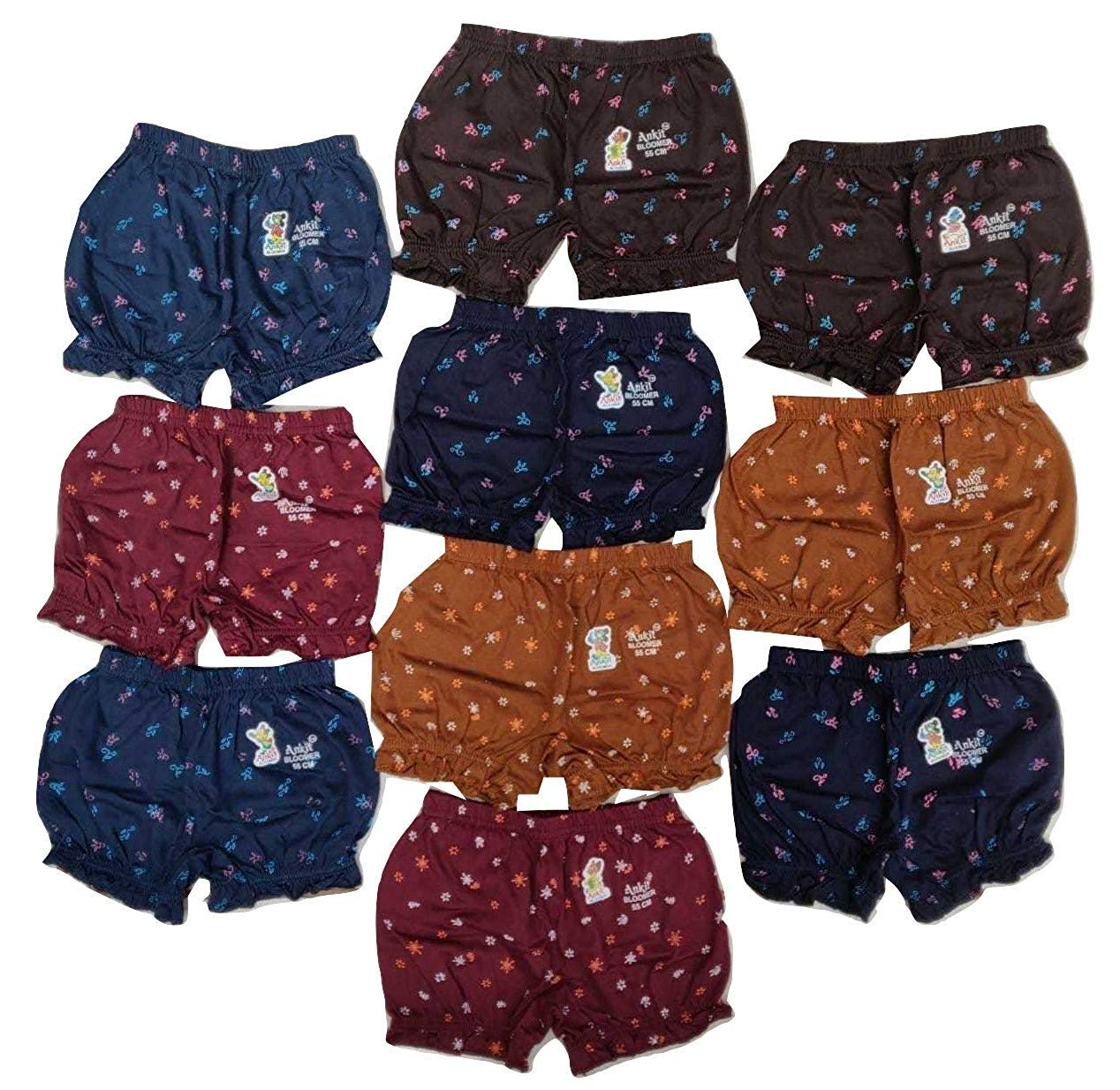 ANKIT PREMIUM TI AMO Print Bloomer (Pack of 10)