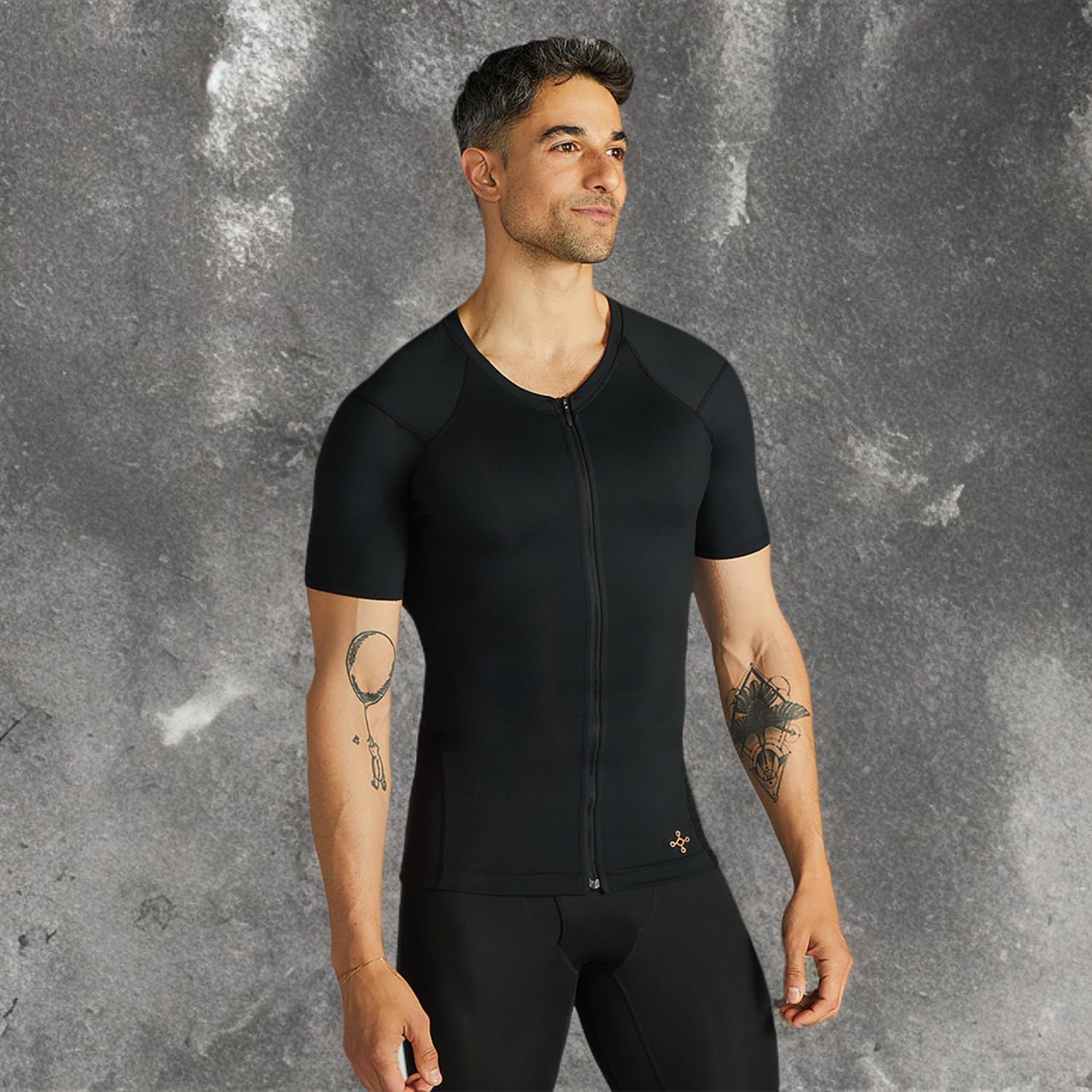 Short Sleeve T Shirt For Back Support Compression Clothing Tommie